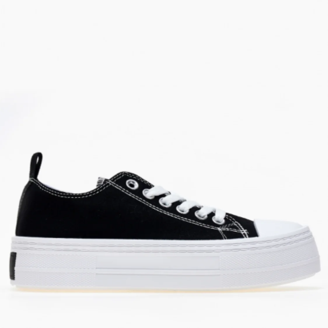 Φωτογραφία προϊόντος: Μαύρα Sneakers με Λευκή Πλατφόρμα