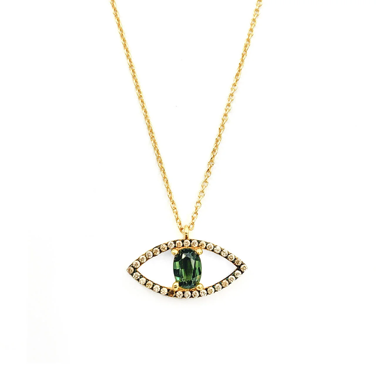 Φωτογραφία προϊόντος: Ασημένιο Κολιέ Ruby Eye Gold