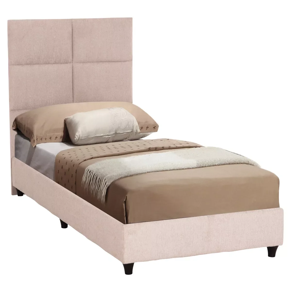 Φωτογραφία προϊόντος: B2BMarkt ΚΡΕΒΑΤΙ ΜΟΝΟ MILO HM652.32 ΜΠΕΖ TEDDY ΥΦΑΣΜΑ ΓΙΑ ΣΤΡΩΜΑ 90x200εκ
