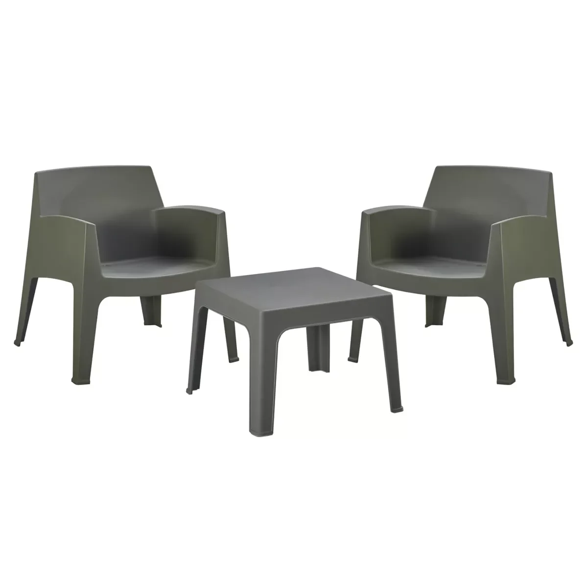 Φωτογραφία προϊόντος: B2BMarkt ΣΕΤ LOUNGE 3ΤΜΧ SLEEK HM21274.05 DARK OLIVE GREEN ΠΟΛΥΠΡΟΠΥΛΕΝΙΟ