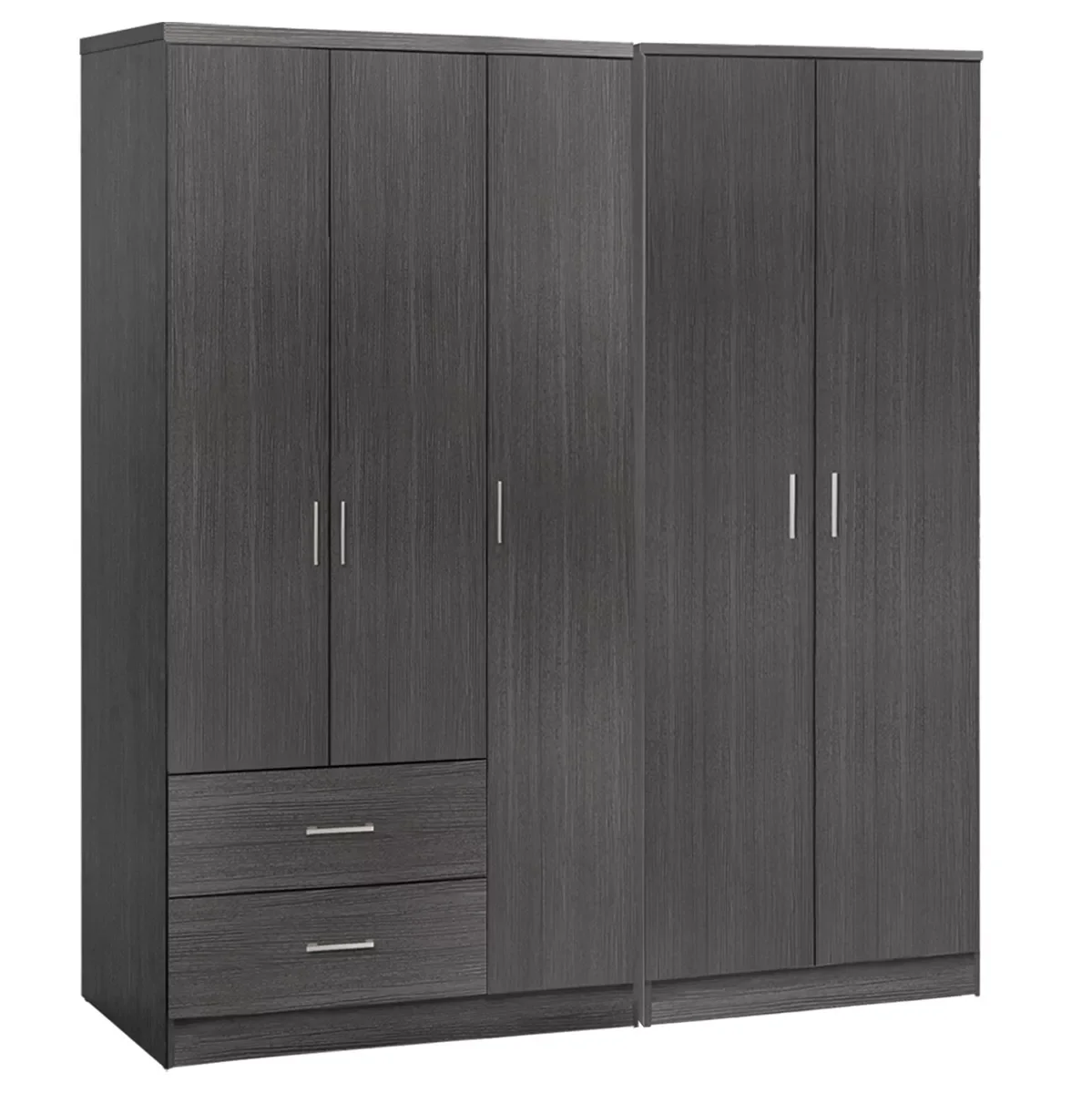 Φωτογραφία προϊόντος: B2BMarkt ΝΤΟΥΛΑΠΑ 5ΦΥΛΛΗ CAESAR HM21234.01 ΜΕΛΑΜΙΝΗ ΧΡΩΜΑ ZEBRANO 150x42.5x181Υεκ