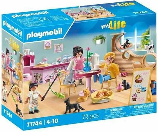 Φωτογραφία προϊόντος: Playmobil MyLife Καφετέρια Με Γάτες για 4-10 ετών