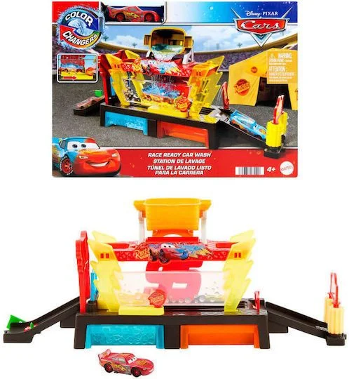 Φωτογραφία προϊόντος: Race Ready Car Mcqueen Wash Πίστα για 4+ Ετών