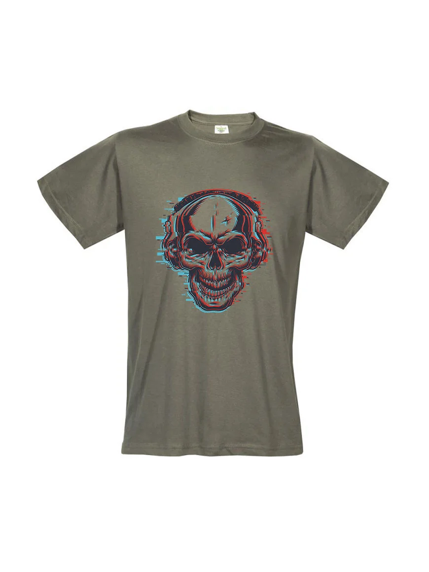 Φωτογραφία προϊόντος: Shaked Skull T-shirt 268 KHAKI