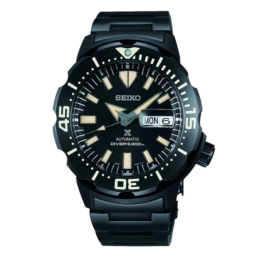 Φωτογραφία προϊόντος: SEIKO Prospex Monster Automatic Black Stainless Steel SRPD29K1F