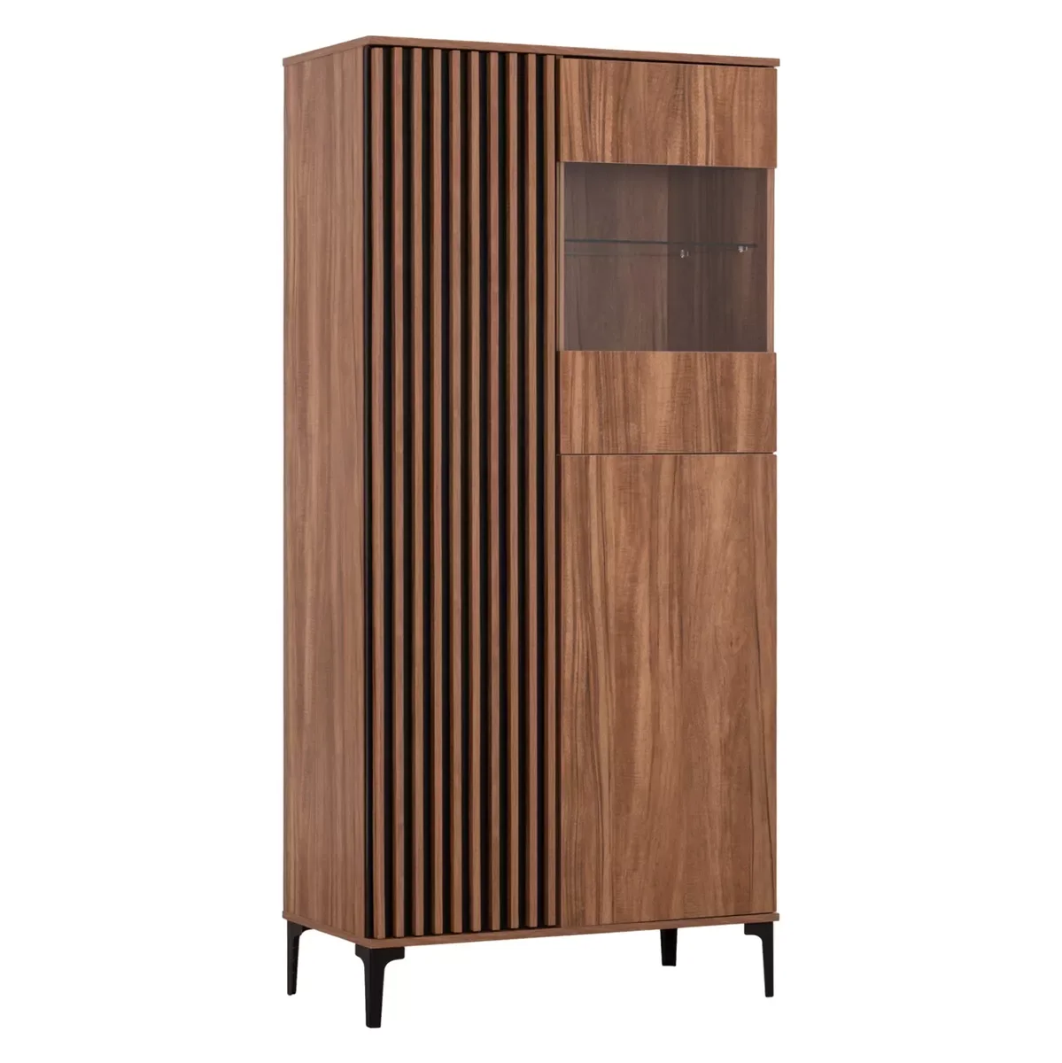 Φωτογραφία προϊόντος: B2BMarkt ΒΙΤΡΙΝΑ ΣΕΙΡΑ HARRY HM18011.01 ΜΕΛΑΜΙΝΗ ΦΥΣΙΚΟ ΞΥΛΟΥ-ΜΑΥΡΟ 90x40x185Υεκ.
