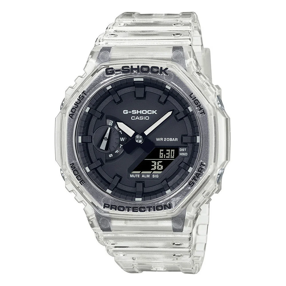 Φωτογραφία προϊόντος: CASIO G-Shock Transparent Rubber Strap GA-2100SKE-7AER