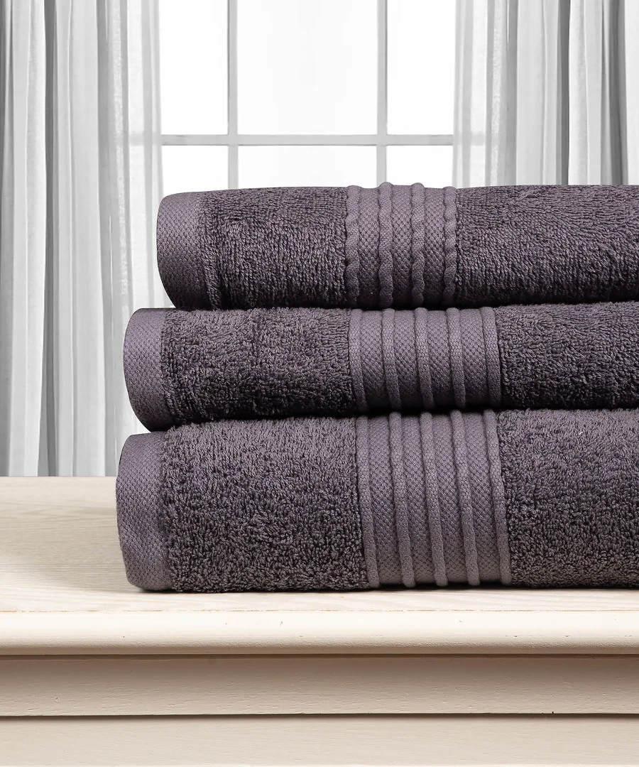 Φωτογραφία προϊόντος: SilkFashion Βαμβακερή πετσέτα OPAL 500gsm (50cm x 90cm) dark grey