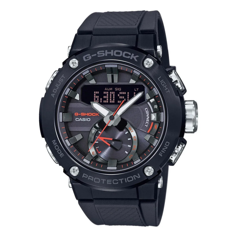 Φωτογραφία προϊόντος: CASIO G-SHOCK Solar Chronograph Black Rubber Strap GST-B200B-1AER