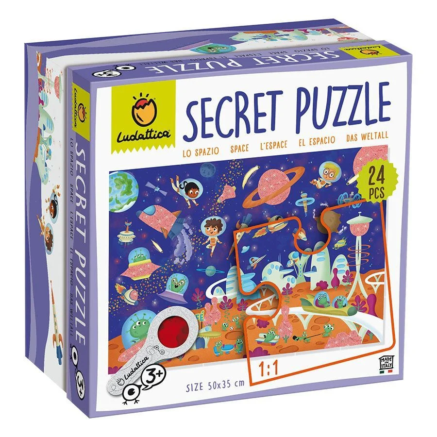 Φωτογραφία προϊόντος: Ludattica Secret Puzzle Ανακαλύπτω το Διάστημα