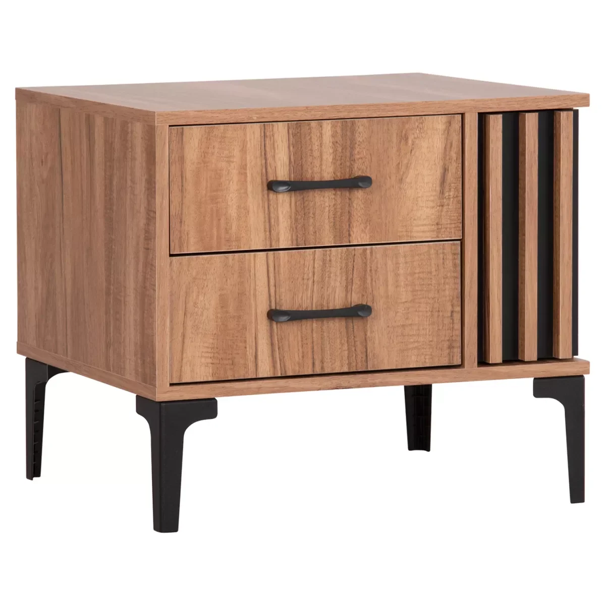 Φωτογραφία προϊόντος: B2BMarkt ΚΟΜΟΔΙΝΟ ΣΕΙΡΑ HARRY HM2487.01 ΜΕΛΑΜΙΝΗ ΦΥΣΙΚΟ ΞΥΛΟΥ-ΜΑΥΡΟ 55x43x48Υεκ.