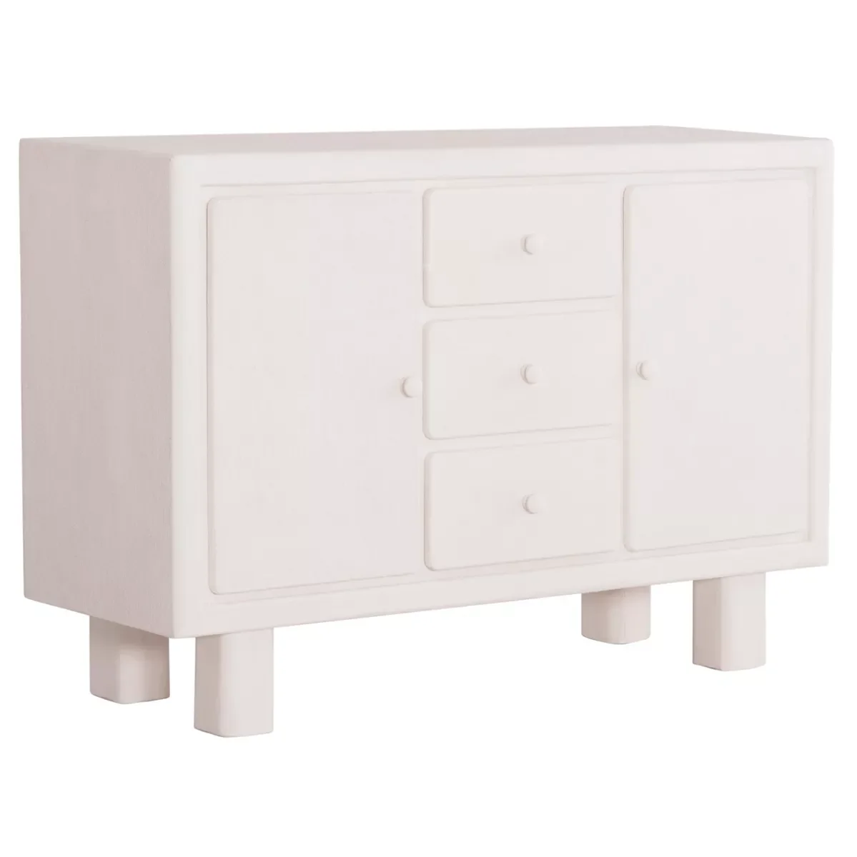 Φωτογραφία προϊόντος: B2BMarkt ΜΠΟΥΦΕΣ ΣΕΙΡΑ SANTORINI HM18048 MDF ΣΕ ΥΠΟΛΕΥΚΟ ΧΡΩΜΑ-3 ΣΥΡΤΑΡΙΑ & 2 ΠΟΡΤΕΣ 120x38x80Υεκ.