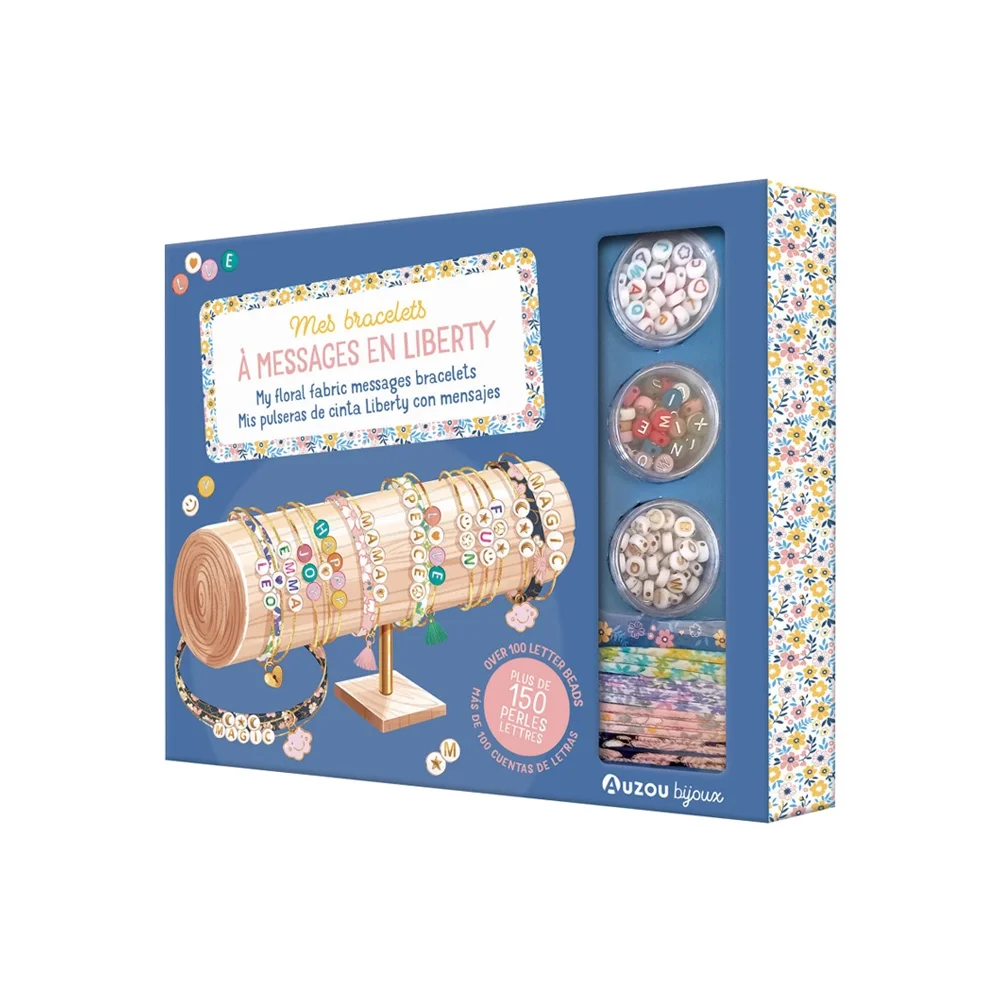 Φωτογραφία προϊόντος: Auzou The Jewellery Factory - My Floral Fabric Messages Bracelets - Κατασκευάζω Κοσμήματα με Floral Υφάσματα