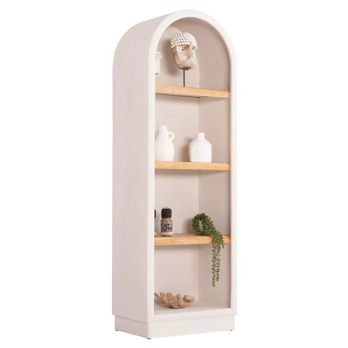 Φωτογραφία προϊόντος: B2BMarkt ΡΑΦΙΕΡΑ ΣΕΙΡΑ SANTORINI HM18045 MDF ΥΠΟΛΕΥΚΟ-ΡΑΦΙΑ ΞΥΛΟ ΕΛΑΤΟΥ ΦΥΣΙΚΟ 60x38,5x179Υεκ.