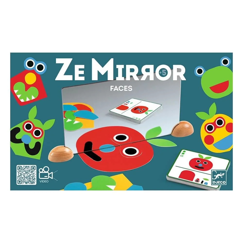 Φωτογραφία προϊόντος: Djeco Ze Mirror Faces - παιχνίδι σύνθεσης εικόνας με καθρέφτη Φατσούλες