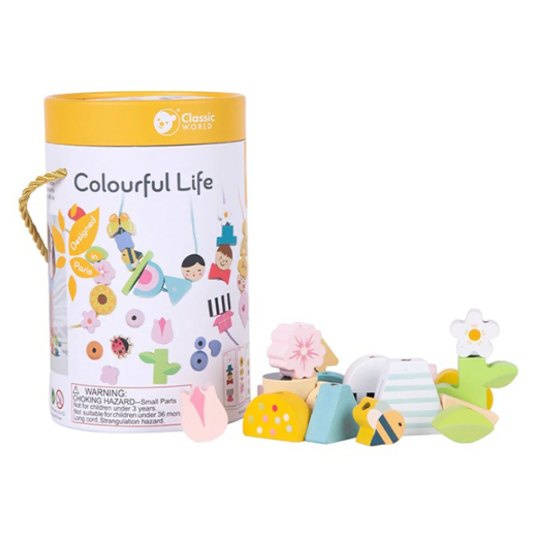 Φωτογραφία προϊόντος: Classic World Colourful Life - Παιχνίδι Lacing Λεπτής Κινητικότητας με Κορδόνι