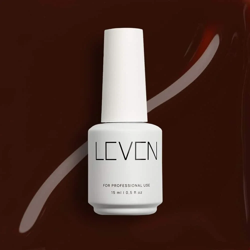 Φωτογραφία προϊόντος: Leven | Ημιμόνιμο βερνίκι 15ml no. 027 Cocoa