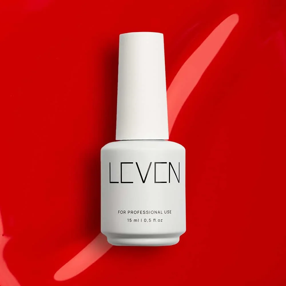 Φωτογραφία προϊόντος: Leven | Ημιμόνιμο βερνίκι 15ml no. 037 Scarlet