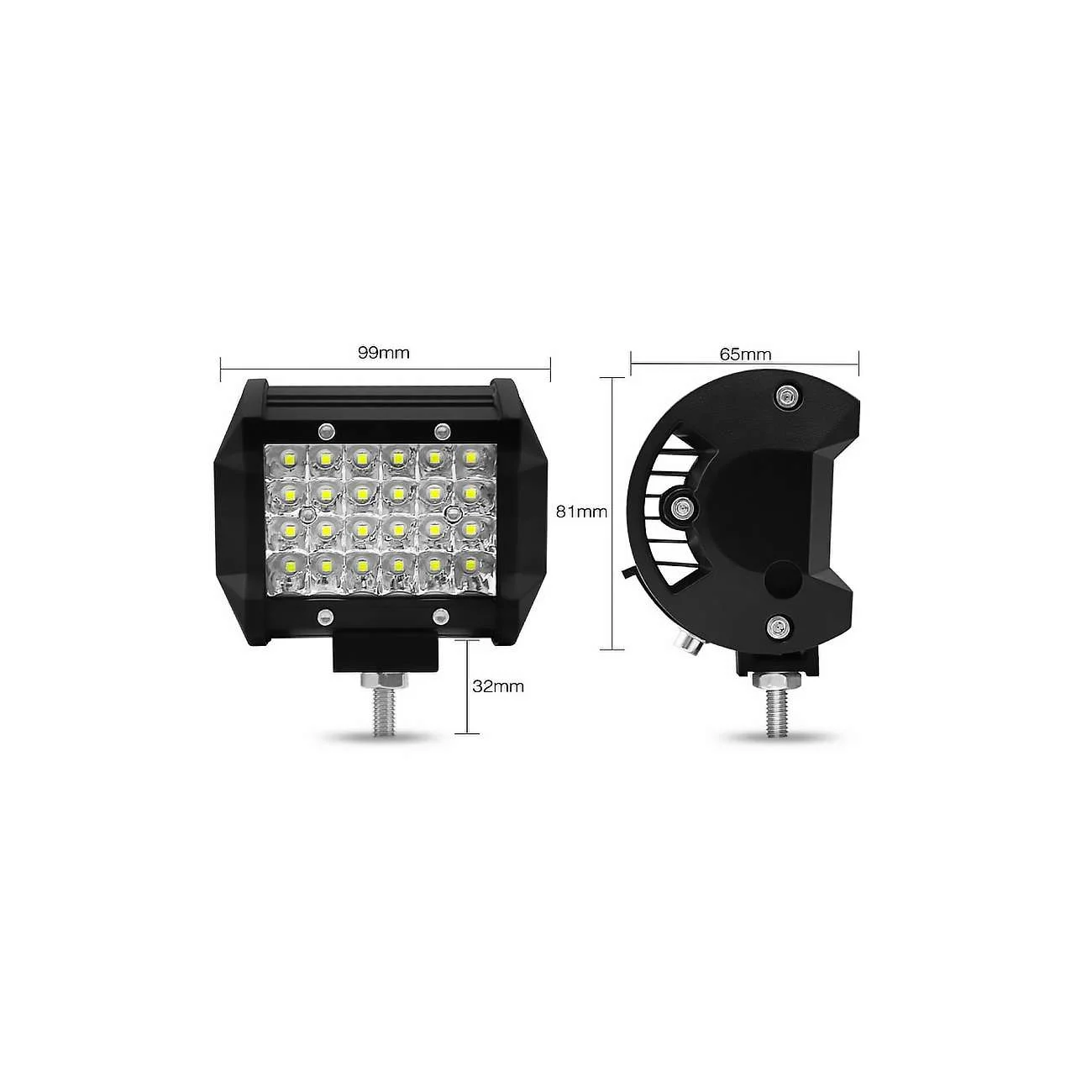 Φωτογραφία προϊόντος: Προβολέας LED 72W 10-30V 6000K (1τμχ)