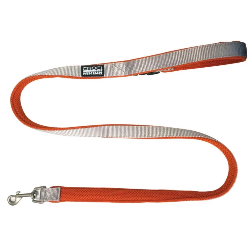 Φωτογραφία προϊόντος: CROCI ΟΔΗΓΟΣ HIKING LEASH REFLECTIVE ΠΟΡΤΟΚΑΛΙ 2 x 120cm