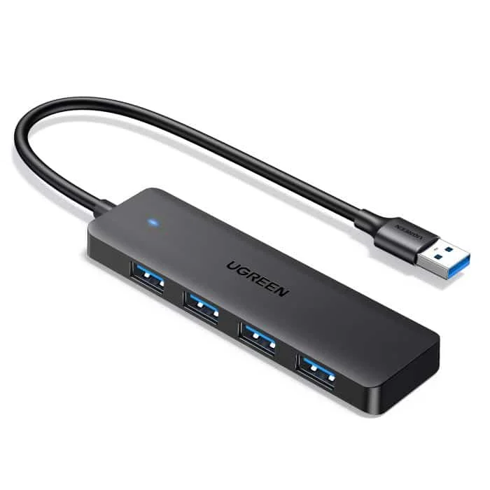 Φωτογραφία προϊόντος: UGREEN USB Hub USB 3.0 Hub 4 Θέσεων UGREEN 25851 Γκρι