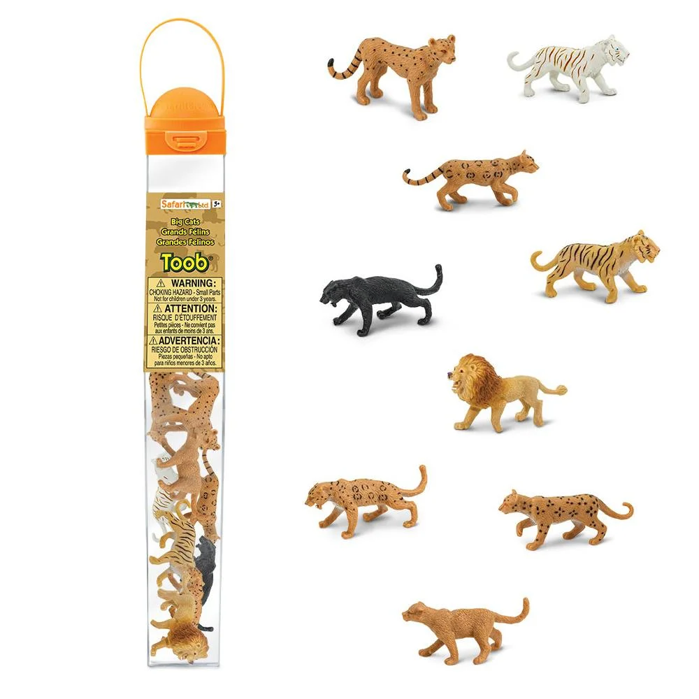 Φωτογραφία προϊόντος: Safari Toobs - Μινιατούρες Safari - Big Cats - Αιλουροειδή