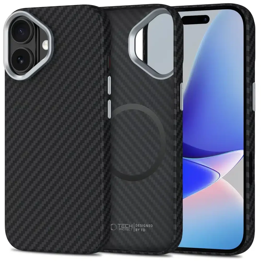 Φωτογραφία προϊόντος: Θήκη iPhone 17 ION Carbon Magsafe Tech-Protect (Μαύρο)