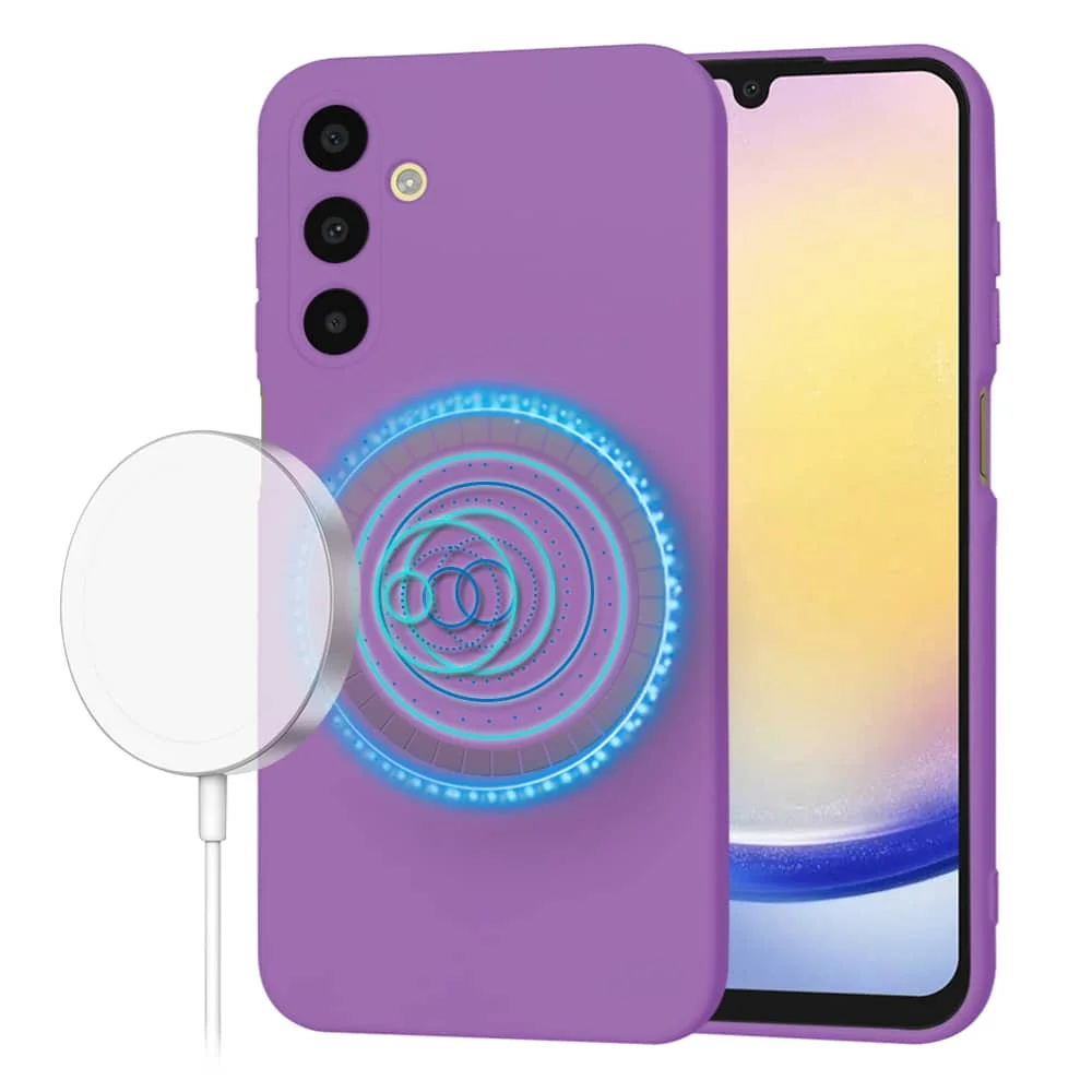 Φωτογραφία προϊόντος: Θήκη Samsung Galaxy A25 5G SoftFlex MagSafe Techsuit (Μωβ)