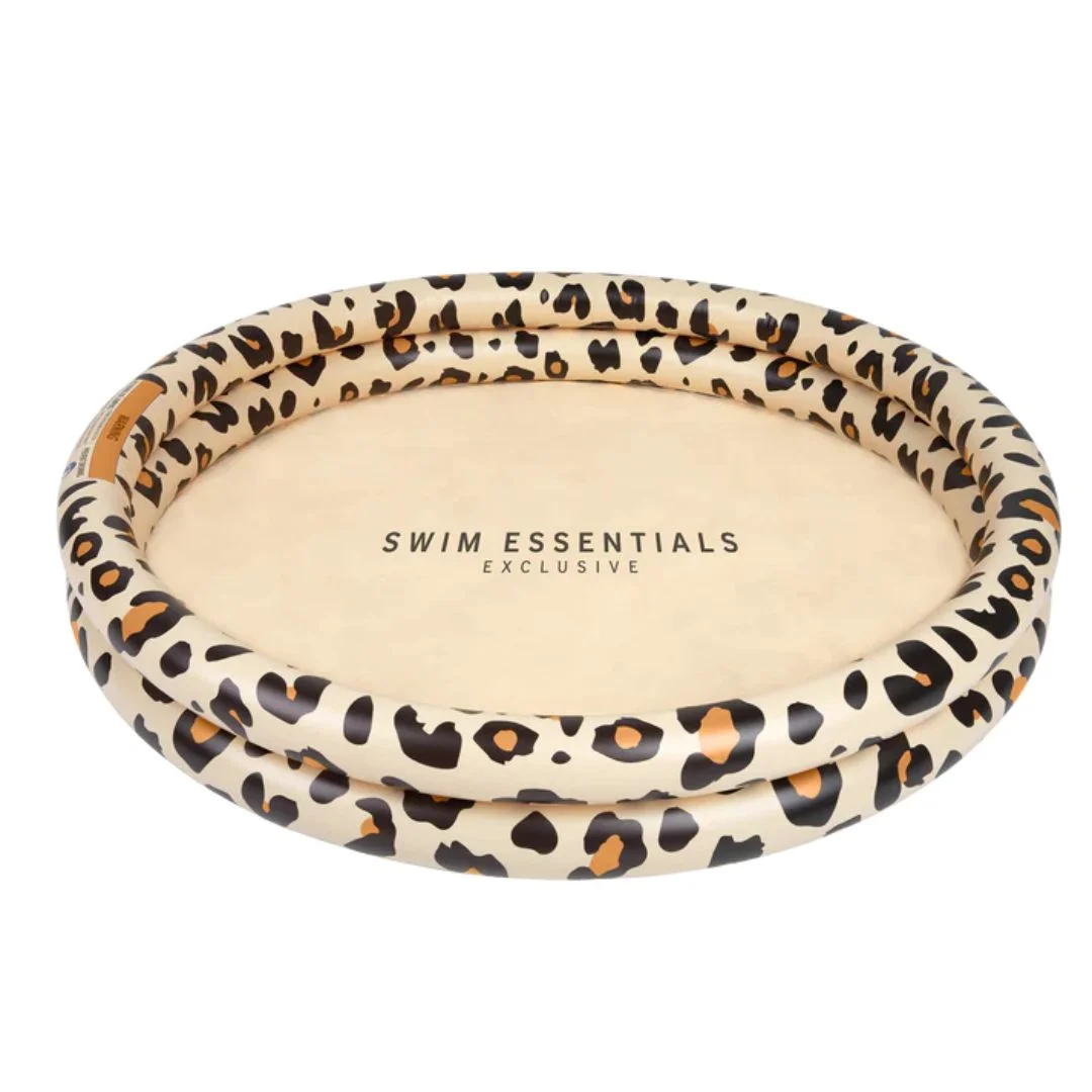 Φωτογραφία προϊόντος: Swim Essentials: Φουσκωτή πισίνα Ø100εκ. με δύο αεροθαλάμους για μωρά από 1 έτους - "Beige Leopard"