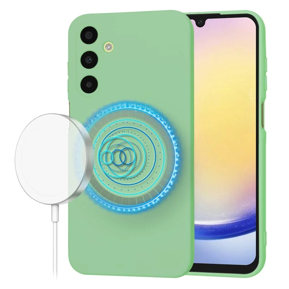 Φωτογραφία προϊόντος: Θήκη Samsung Galaxy A25 5G SoftFlex MagSafe Techsuit (Μέντα)