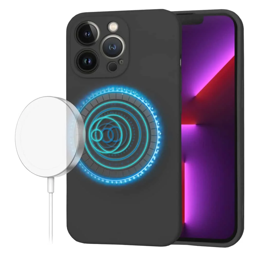 Φωτογραφία προϊόντος: Θήκη iPhone 13 Pro SoftFlex MagSafe Techsuit (Μαύρο)