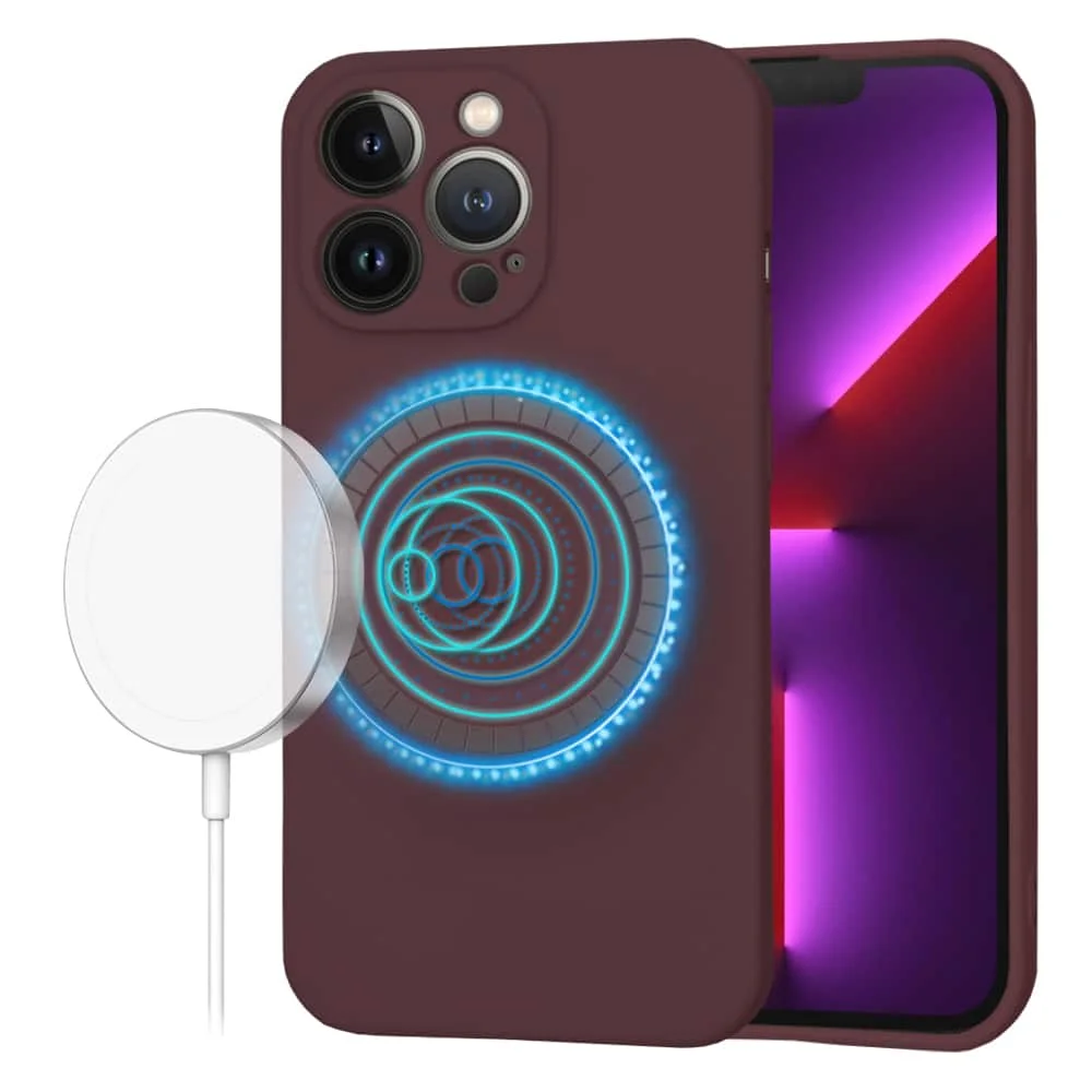 Φωτογραφία προϊόντος: Θήκη iPhone 13 Pro SoftFlex MagSafe Techsuit (Μπορντό)