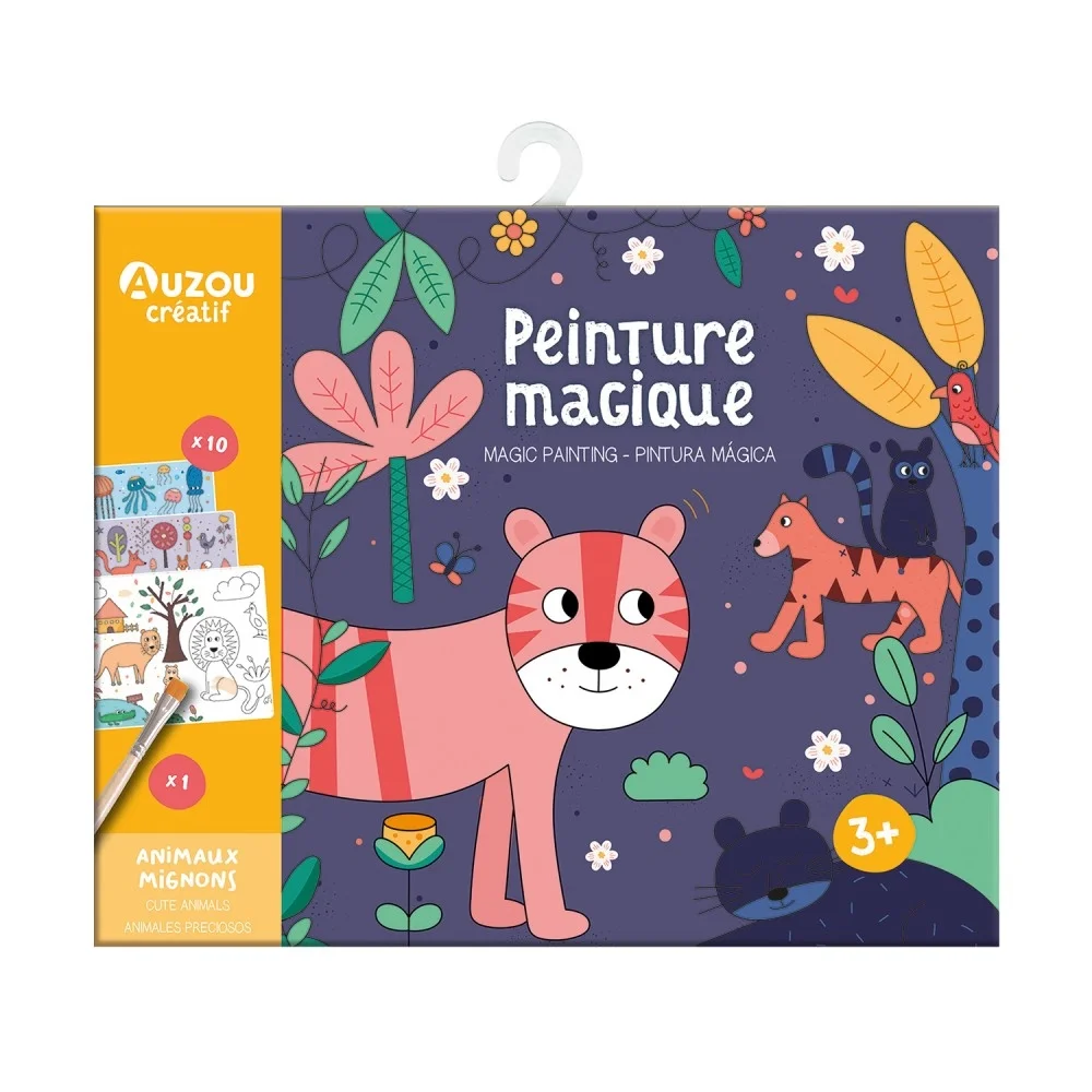 Φωτογραφία προϊόντος: Auzou Magic Painting - Cute Animals - Μαγική Ζωγραφική με Νερό Χαρούμενα Ζωάκια