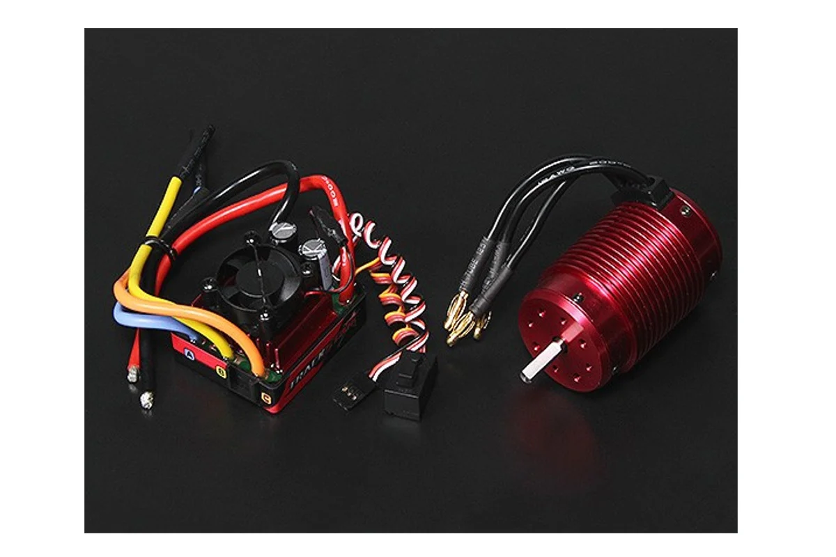 Φωτογραφία προϊόντος: Turnigy TrackStar Waterproof 1/8 Brushless Power System 2100KV/120A