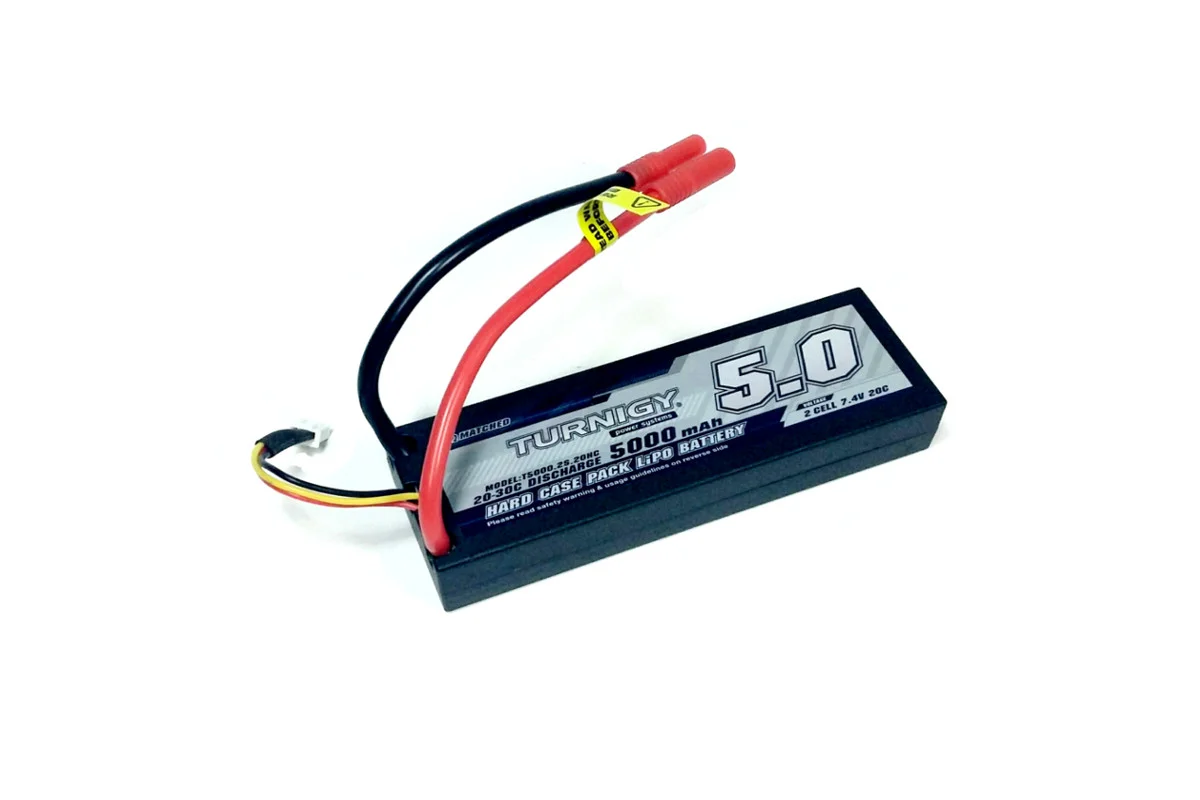 Φωτογραφία προϊόντος: Turnigy 5000 mah 2S 7.4V 20-30C LiPo Hardcase Pack