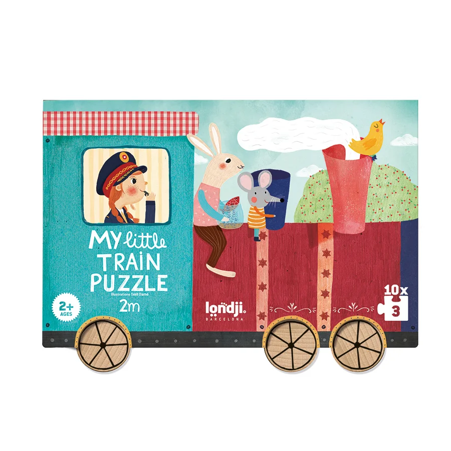 Φωτογραφία προϊόντος: Londji My Little Train - Insert Puzzle 10 x 3 pcs