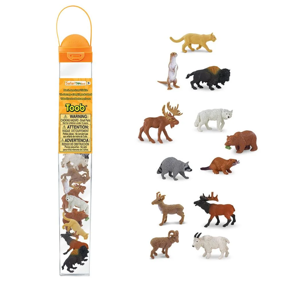 Φωτογραφία προϊόντος: Safari Toobs - Μινιατούρες Safari - North American Wildlife - Άγρια Ζωή Βόρειας Αμερικής