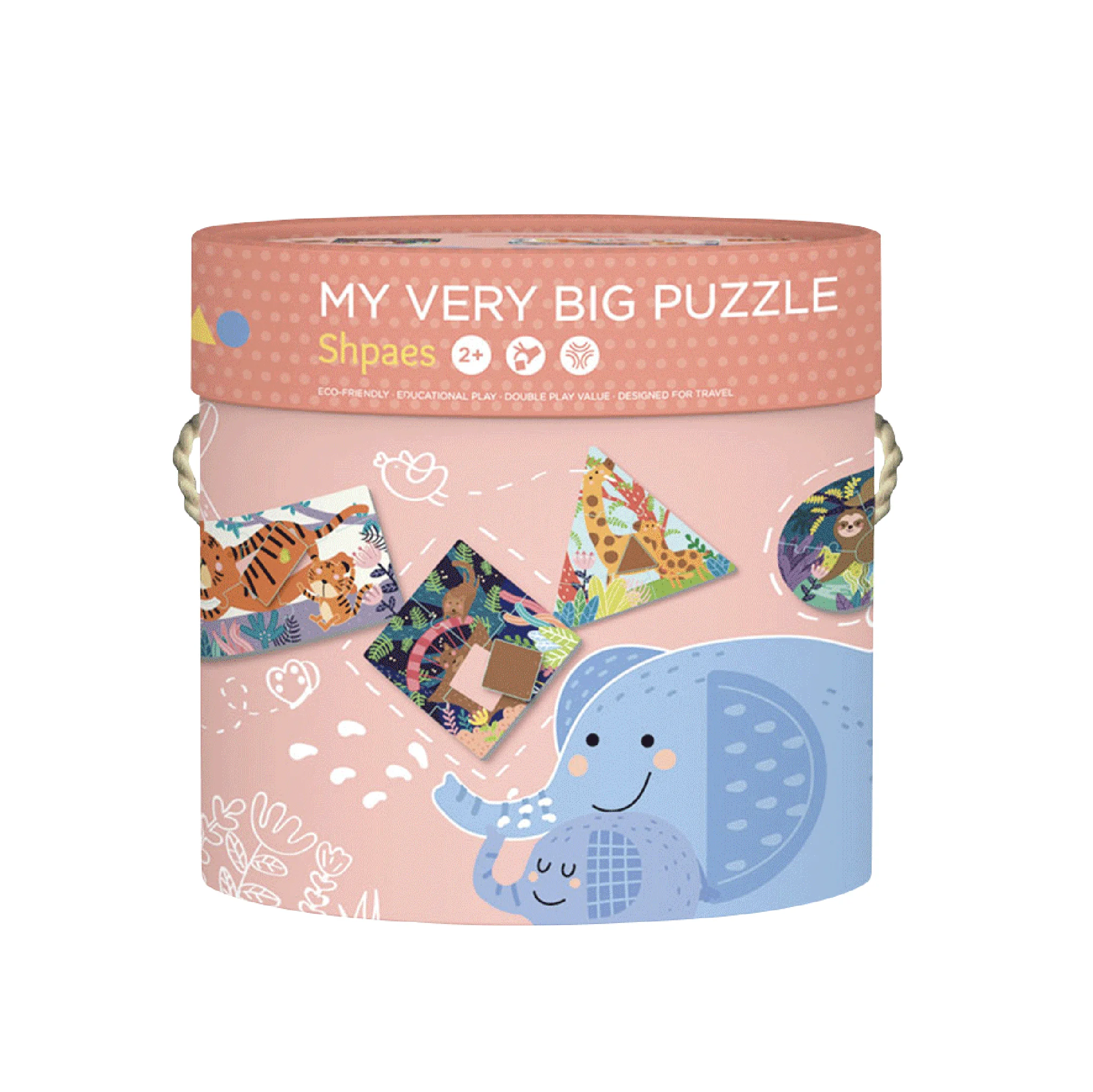 Φωτογραφία προϊόντος: mierEdu My Very Big Puzzle - Shapes