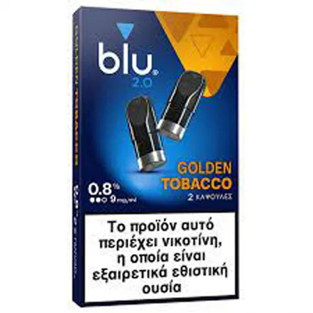 Φωτογραφία προϊόντος: MyBlu Golden Tobacco 0.8% 9mg/ml