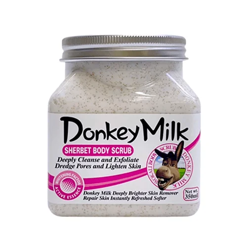 Φωτογραφία προϊόντος: Donkey Milk Sherbet Body Scrub Wokali 350ml Ροζ