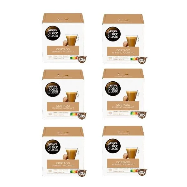 Φωτογραφία προϊόντος: Nescafe Cortado Espresso Macchiato XL 180 τμχ | Dolce Gusto