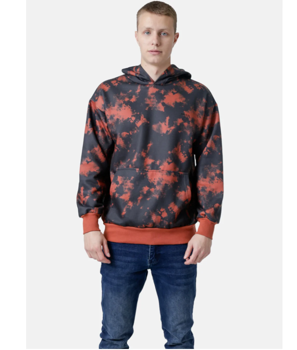 Φωτογραφία προϊόντος: PACO & CO PACO ΦΟΥΤΕΡ OVERSIZED ΜΠΛΟΥΖΑ 2581088 ΑΝΘΡΑΚΙ/ΠΑΠΡΙΚΑ ΜΕ ΚΟΥΚΟΥΛΑ ΚΑΙ ΤΣΕΠΕΣ COLLECTION ΧΕΙΜΩΝΑΣ 2025