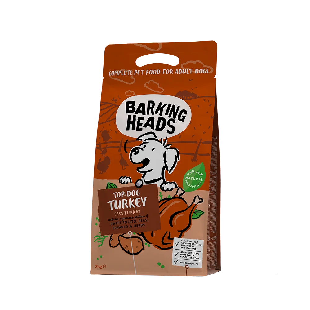 Φωτογραφία προϊόντος: Barking Heads Adult Top Dog Turkey 2KG