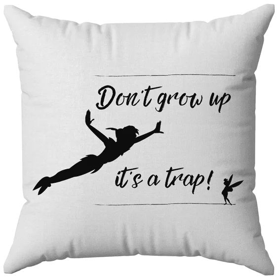 Φωτογραφία προϊόντος: OEM Μαξιλάρι Dont grow up its a trap 40Χ40
