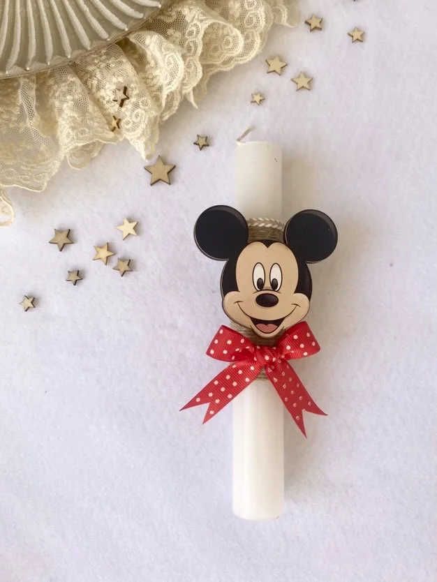 Φωτογραφία προϊόντος: Λαμπάδα mickey white