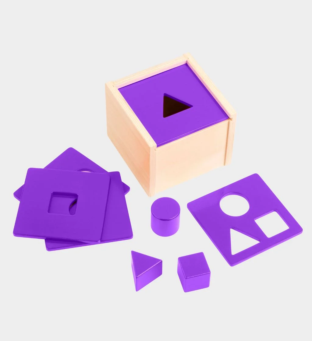 Φωτογραφία προϊόντος: Montessori: Κύβος ταξινόμησης - Place the shape | Educo