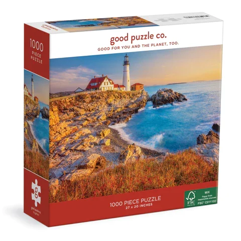 Φωτογραφία προϊόντος: GOOD PUZZLE COMPANY, Παζλ 1000 κομματιών Lighthouse in Maine