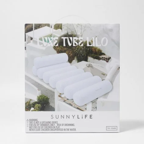 Φωτογραφία προϊόντος: Luxe Tube Lilo Float Le Weekend White Sunnylife