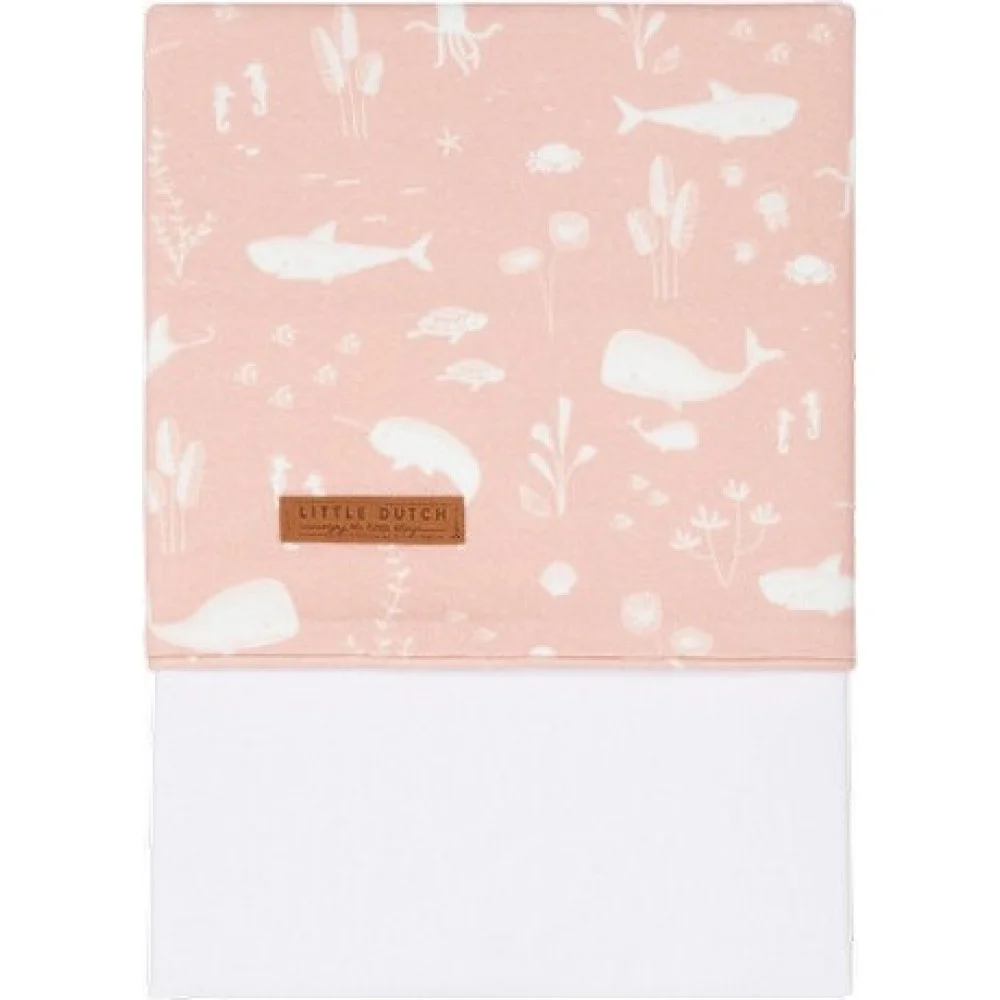 Φωτογραφία προϊόντος: LITTLE DUTCH. Σεντόνι Ocean Pink 110χ140cm LD10120650