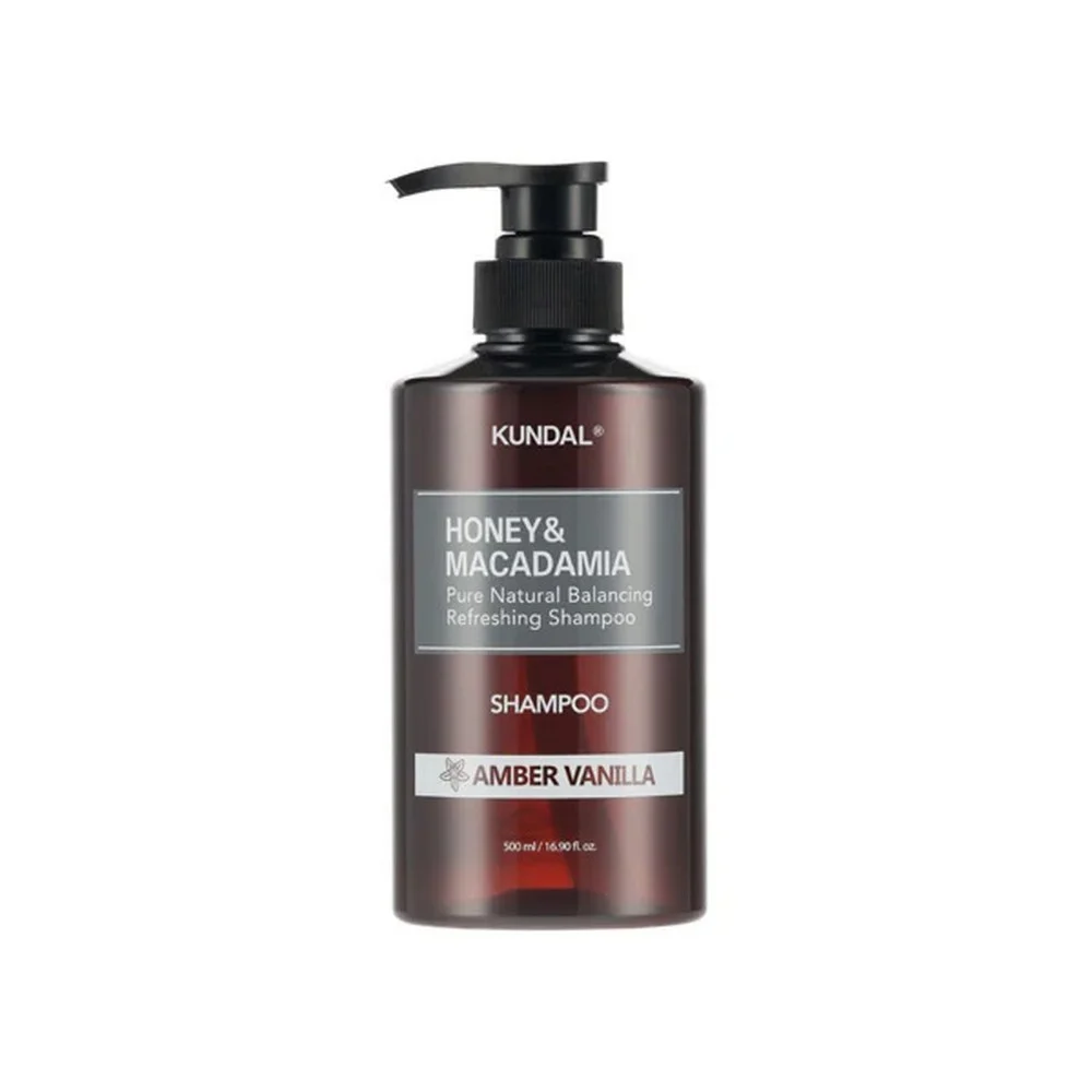 Φωτογραφία προϊόντος: KUNDAL - Honey + Macadamia Pure Natural Shampoo - Amber Vanilla 500ml